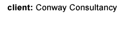 client: Conway Consultancy